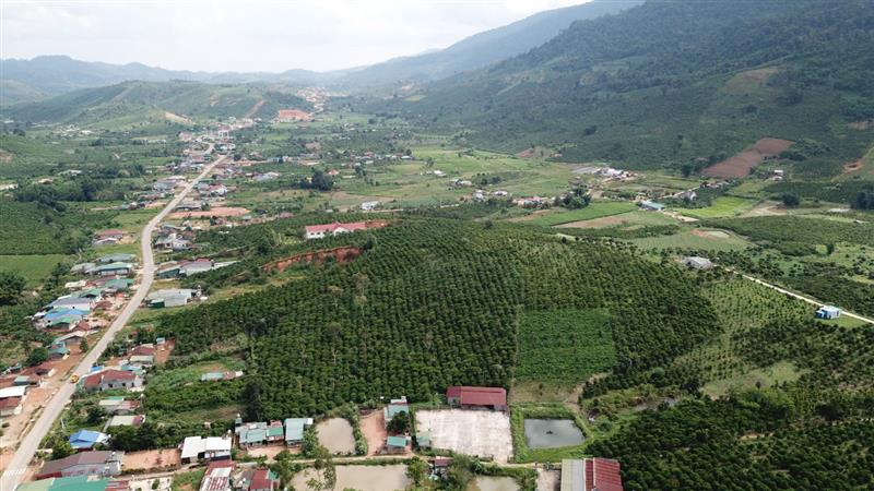 Giữ vững ổn định vùng giáp ranh là yếu tố góp phần quan trọng cho sự phát triển kinh tế - xã hội của huyện Đam Rông và huyện Đắk Glong. Ảnh: PT