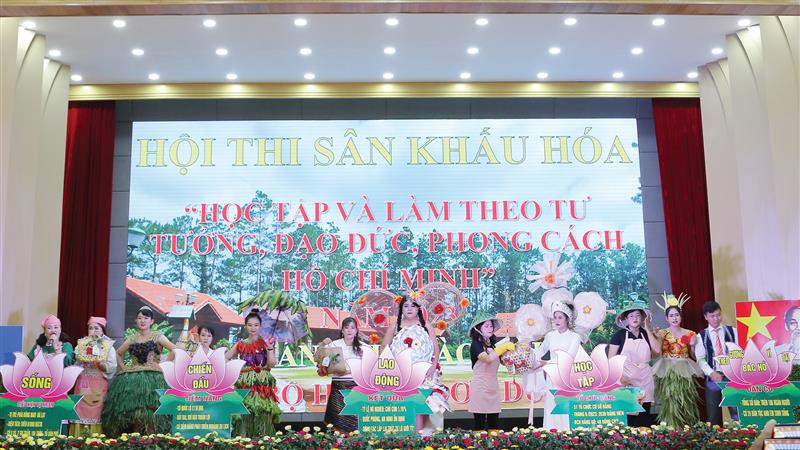 Thông qua hội thi tiếp tục đẩy mạnh việc tuyên truyền, học tập và làm theo tư tưởng, đạo đức, phong cách Chủ tịch Hồ Chí Minh