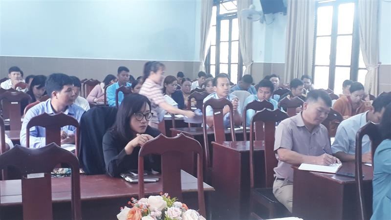 Các học viên tham gia lớp 