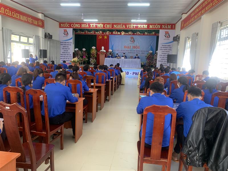 Đại biểu dự Đại hội Đoàn TNCS Hồ Chi Minh xã Đạ R'sal