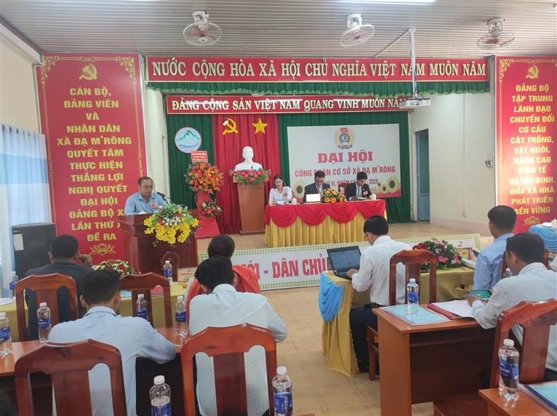 Đại hội Công đoàn cơ sở xã Đạ M'Rông