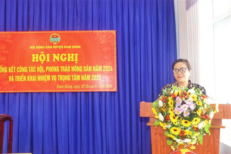 Đồng chí Phó Bí thư Thường trực Huyện ủy phát biểu chỉ đạo Hội nghị.jpg