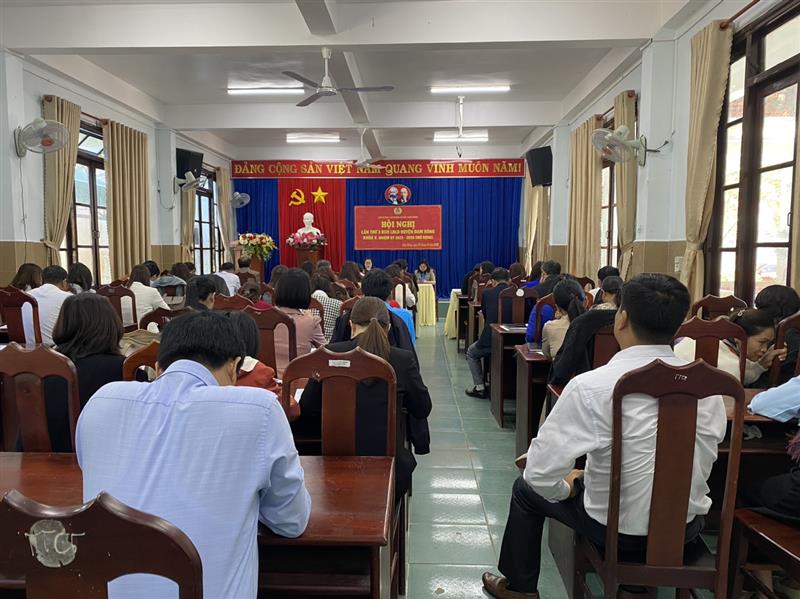 Hội nghị tổng kết hoạt động của Công đoàn huyện năm 2023