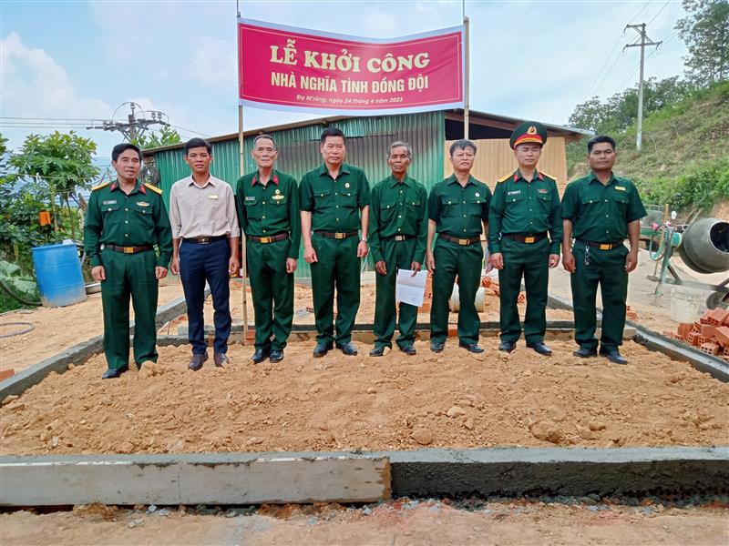 Khởi công xây dựng nhà do Hội cựu chiến binh hỗ trợ