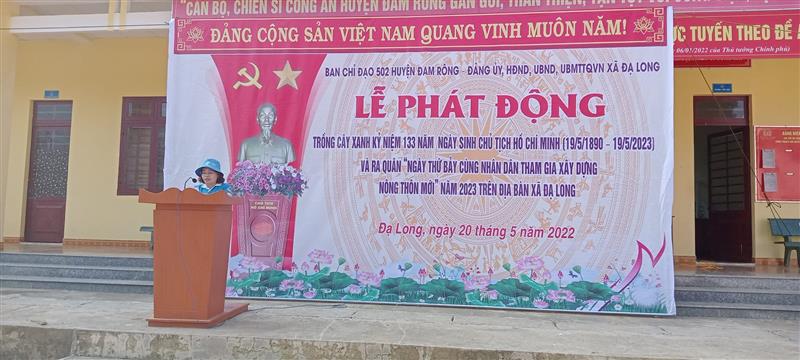 Lễ phát động mô hình tại xã Đạ Long