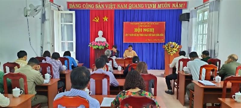 MTTQ phối hợp tổ chức Hội nghị góp ý dự thảo Luật đất đai 