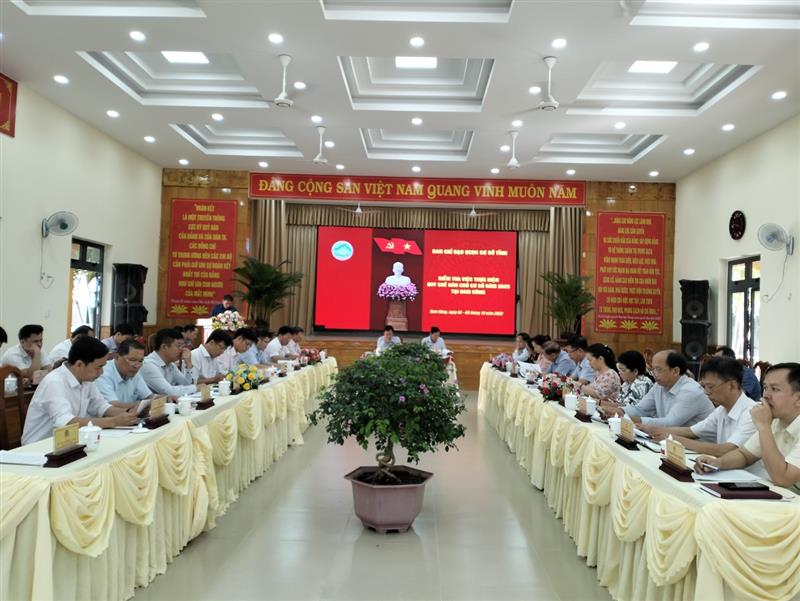 Toàn cảnh buổi kiểm tra