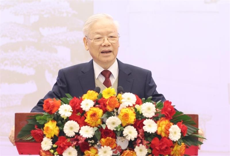 Tổng Bí thư Nguyễn Phú Trọng phát biểu tại Hội nghị Ngoại giao lần thứ 32.