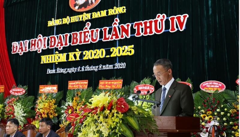 Đại hội Đảng bộ huyện Đam Rông lần thứ IV, nhiệm kỳ 2020 -2025