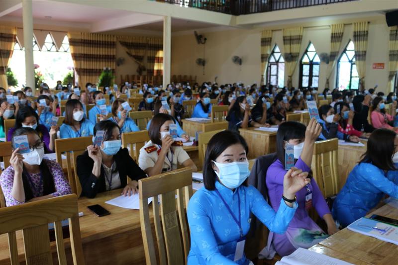 Các đại biểu tham gia bầu Ban Chấp hành khóa IV, nhiệm kỳ 2020 - 2026 Các đại biểu tham gia bầu Ban Chấp hành khóa IV, nhiệm kỳ 2020 - 2026