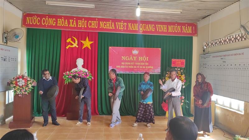 Ngày hội Đại đoàn kết toàn dân tộc Đa Tế - xã Đạ M'Rông